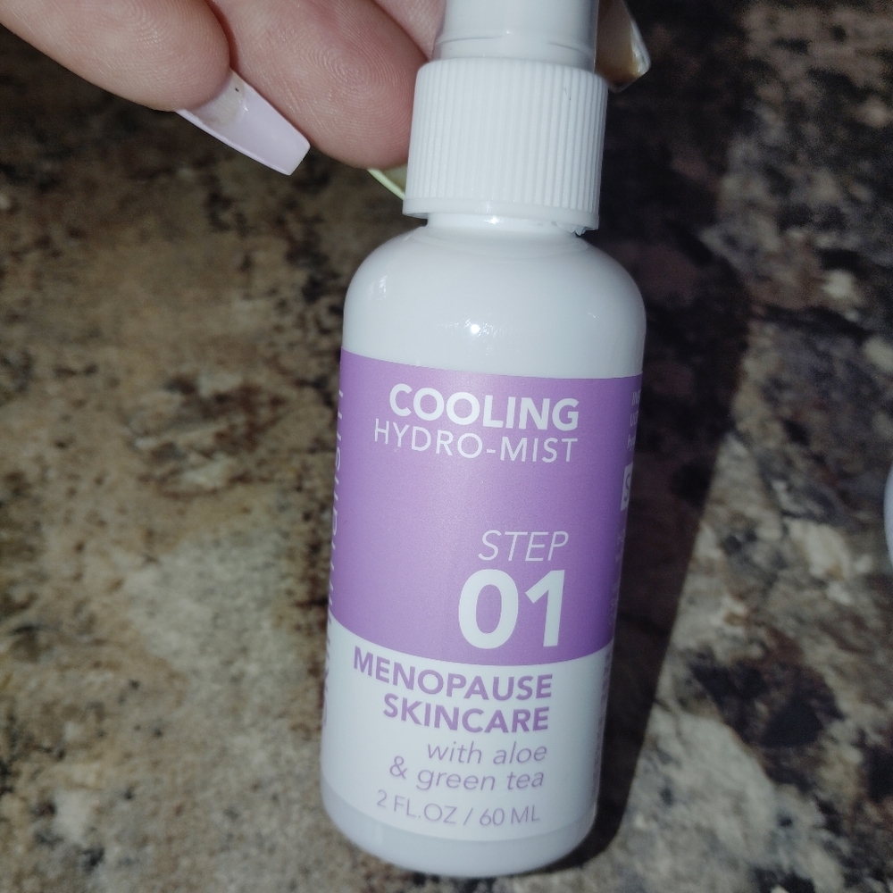 Menopause Skin Care Step 1 Menopause Hydro Cooling Mist And Overnight Renewal Ge - Picture 4 of 4